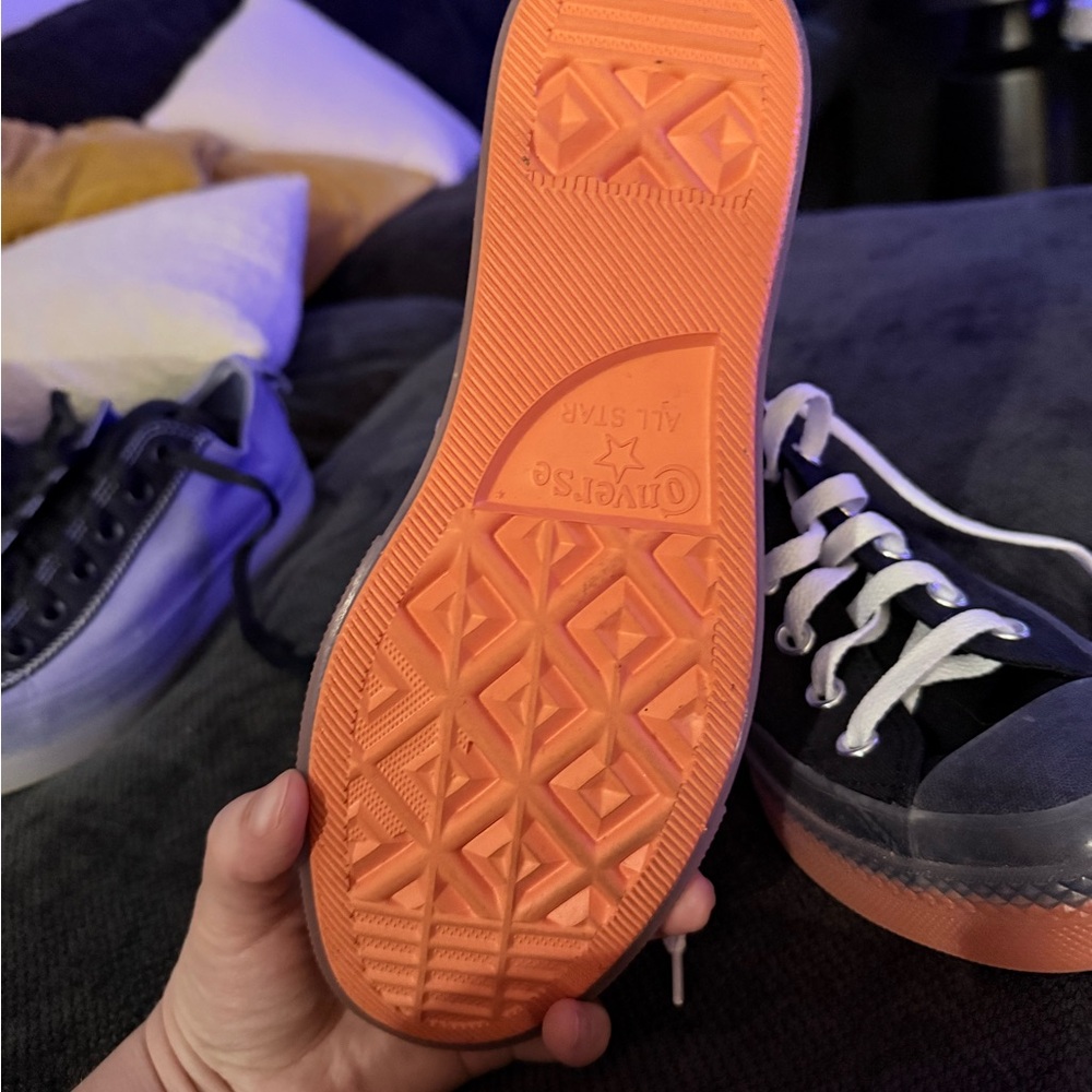 Converse Black and Gray Platform Shoes - Picture 3 of 3